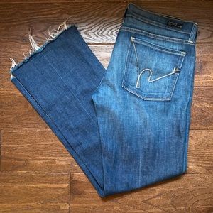 Citizens of Humanity Bootcut Raw Hem Jeans